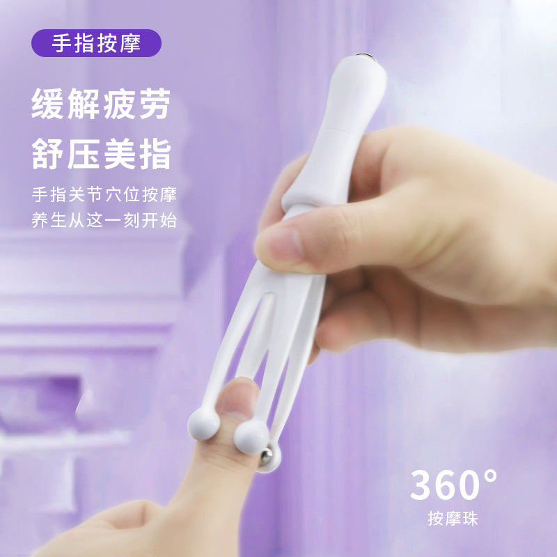 Finger massager new steel ball finger massager 360 degree steel ball rolling massage acupoint massage good comfort - image 1