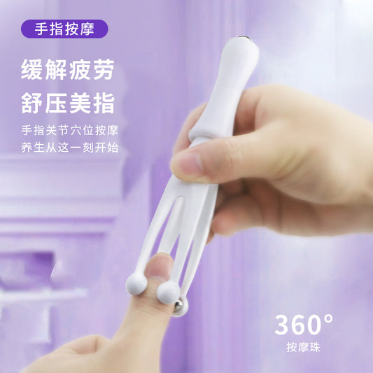 Finger massager new steel ball finger massager 360 degree steel ball rolling massage acupoint massage good comfort - image 1