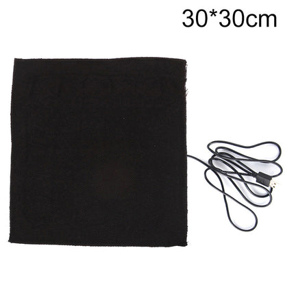 In stock temperature control USB high temperature heating sheet carbon fiber far infrared heating sheet waist and knee pad cushion heating sheet - image 3