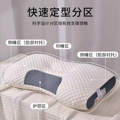 Factory Direct knitted cotton SPA massage pillow neck pillow single student dormitory household wholesale pillow core - image 4