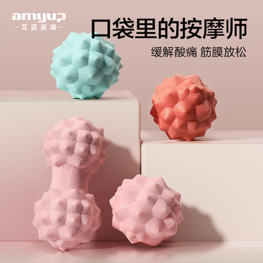 Fascia Ball, Foot Massage Ball, Shoulder and Neck Peanut Ball, Foot Massage, Sole Muscle Relaxation, Yoga - image 1