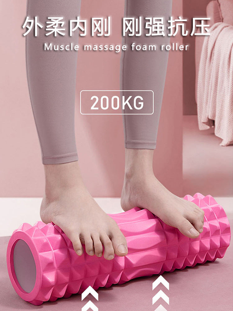 Foam shaft muscle relaxation leg slimming calf roller artifact yoga column leg massage stick wolf tooth stick massage roller - image 2