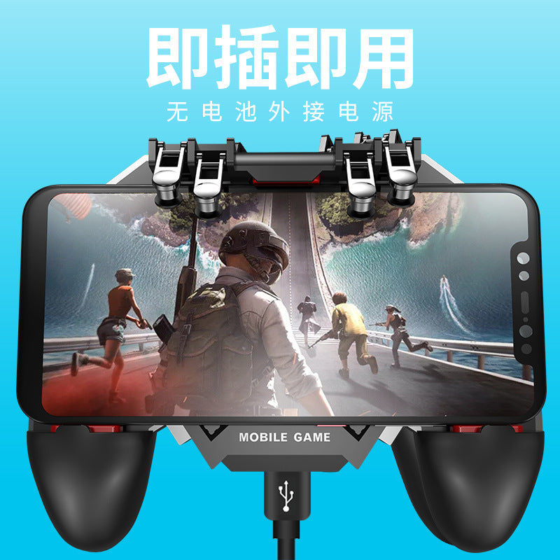 MEMO MIMO AK77 chicken eating artifact wireless game handle six finger mobile game heat dissipation stimulation battlefield chicken eating peace - image 3