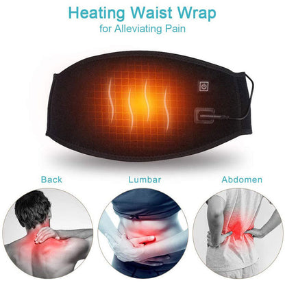 New heating belt waist electric heating warm men and women USB graphene heating - image 1