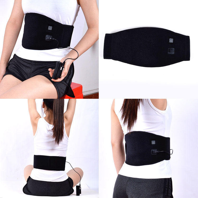 New heating belt waist electric heating warm men and women USB graphene heating - image 3
