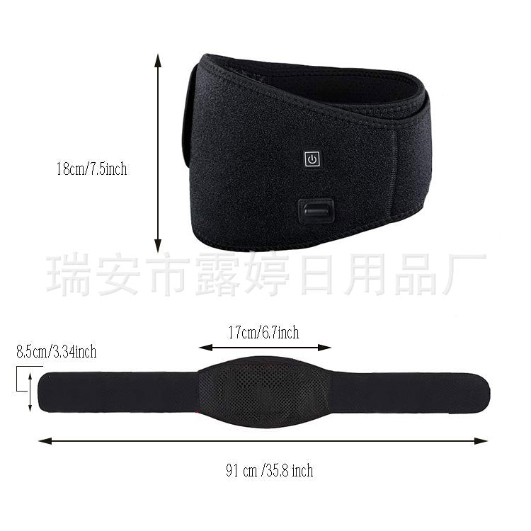 Electric heating waist support USB waist support graphene heating middle-aged and elderly teenagers waist health warm Palace warm waist - image 2