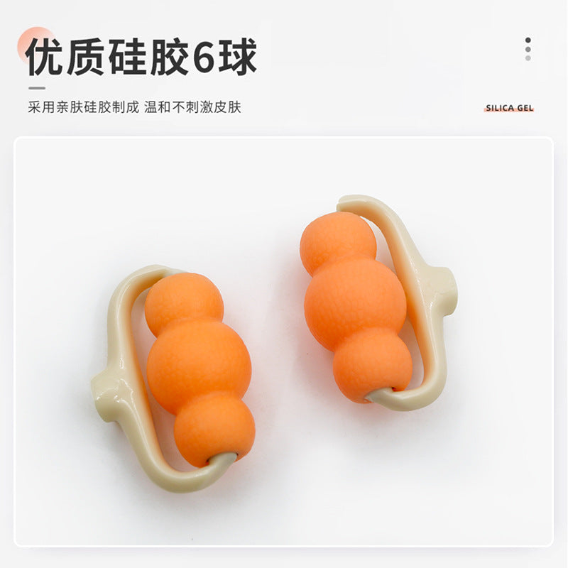 Manual Cervical Spine Massager Shoulder and Neck Roller Massage Clip for Home and Office Neck Kneading Relaxation Handheld Massager - image 4