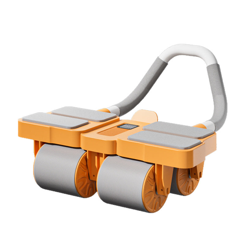 Cross-border new four-wheel elbow support abdominal wheel four-elbow abdominal muscle wheel rebound belly rolling wheel flat support abdominal trainer thin belly - image 5