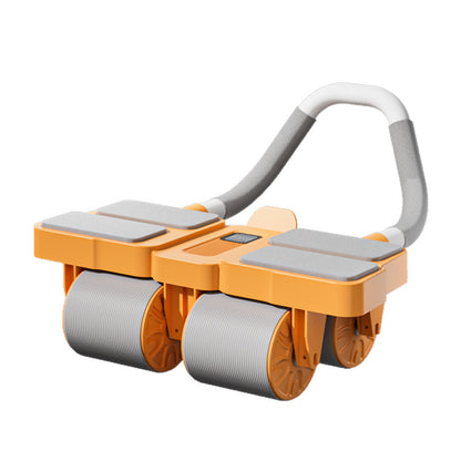Cross-border new four-wheel elbow support abdominal wheel four-elbow abdominal muscle wheel rebound belly rolling wheel flat support abdominal trainer thin belly - image 5
