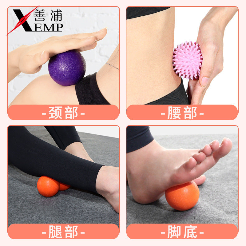 Free Shipping/Massage Device/Fascia Ball A1P601-Yoga Massage Ball Muscle Relaxation Peanut Ball Home Use - image 2