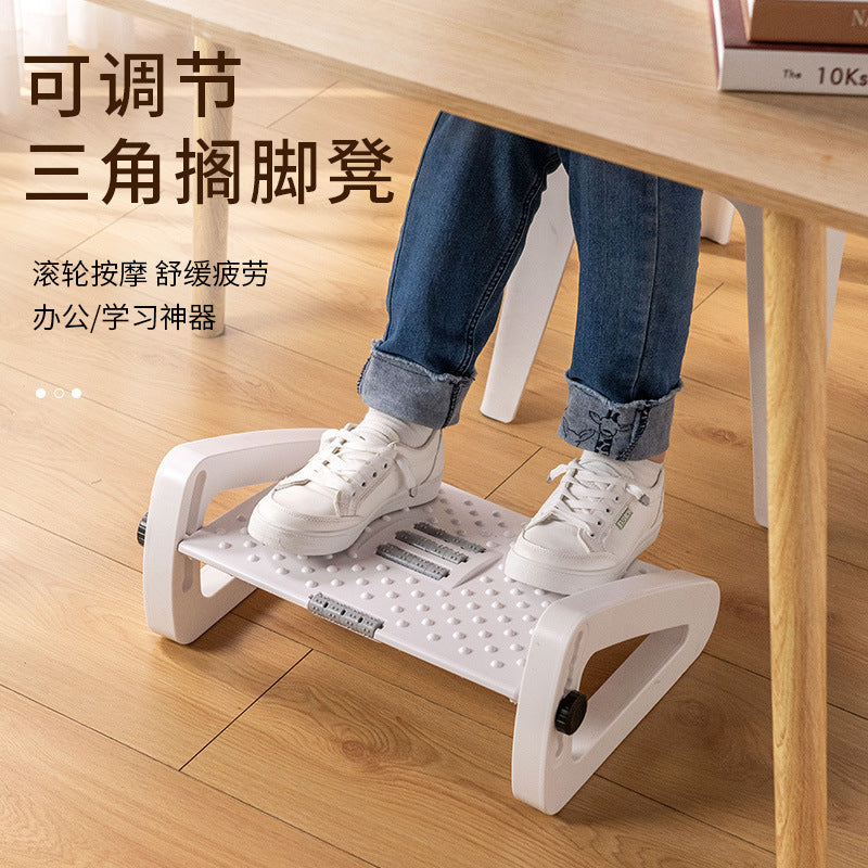 Home Office Under-Desk Footrest, Adjustable Massage Footrest, Footrest, Modern Simple Plastic Footrest - image 3