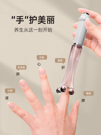 Five beads finger massager slender finger massage hand joint acupuncture points to relieve household pain fiber hand artifact - image 2