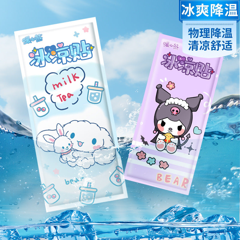 Manufacturer Wholesale Ice Cooling Patch Summer Heat Relief Artifact Cooling Patch Ice Compress Student Military Training Cooling Patch Antipyretic Mobile Phone - image 4