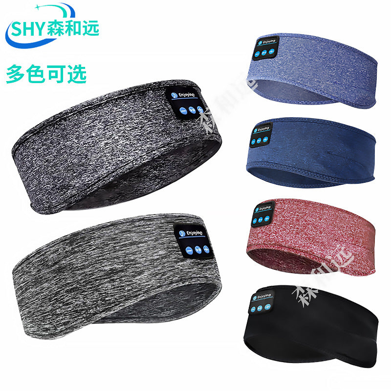 Factory Direct Sales Bluetooth Headscarf Wireless Sleep Headset Music Sports Headscarf Blackout Eye Mask Bluetooth Headscarf - image 1