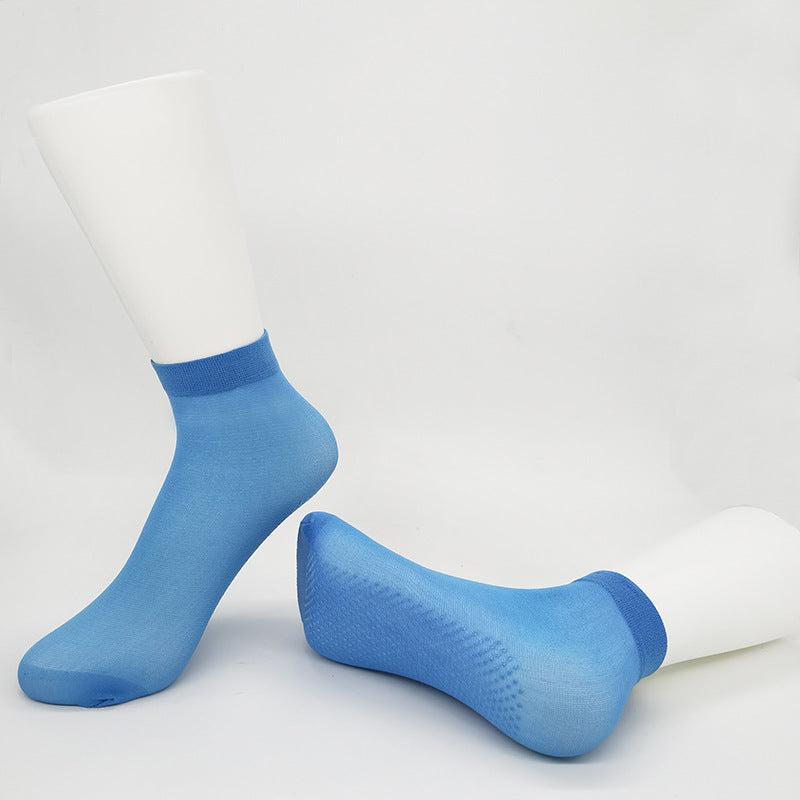 Summer dispensing stockings silicone non-slip massage bottom adult children's playground thin breathable disposable socks - image 3