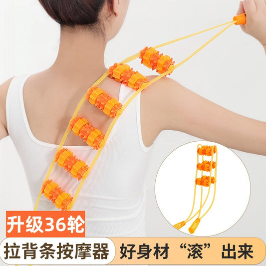 Popular Back Massage Roller, Manual Roller for Shoulder, Neck, and Back, Unblocks Meridians, Durable - image 1