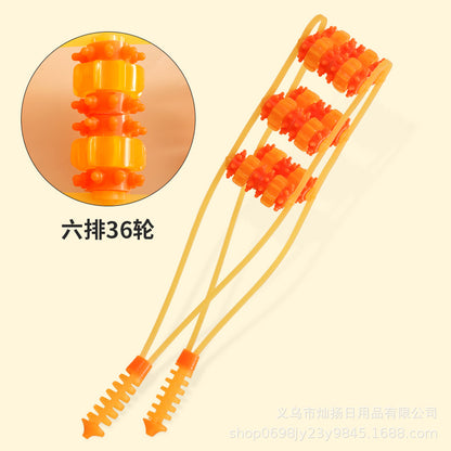 Popular Back Massage Roller, Manual Roller for Shoulder, Neck, and Back, Unblocks Meridians, Durable - image 2