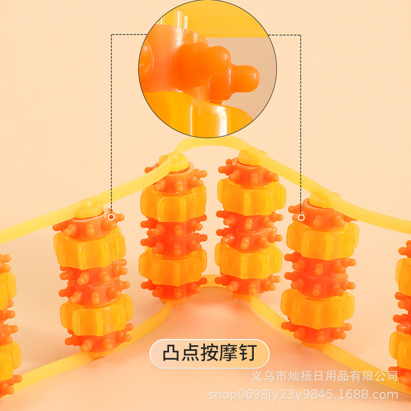 Popular Back Massage Roller, Manual Roller for Shoulder, Neck, and Back, Unblocks Meridians, Durable - image 4
