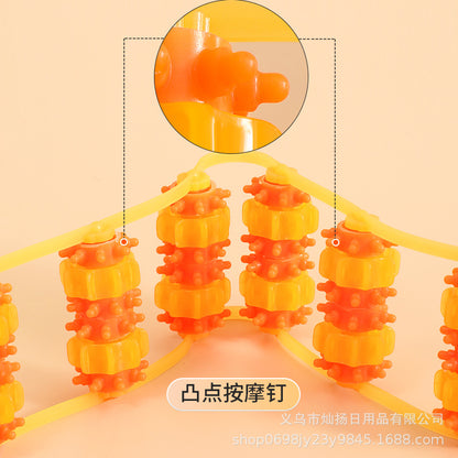 Popular Back Massage Roller, Manual Roller for Shoulder, Neck, and Back, Unblocks Meridians, Durable - image 4
