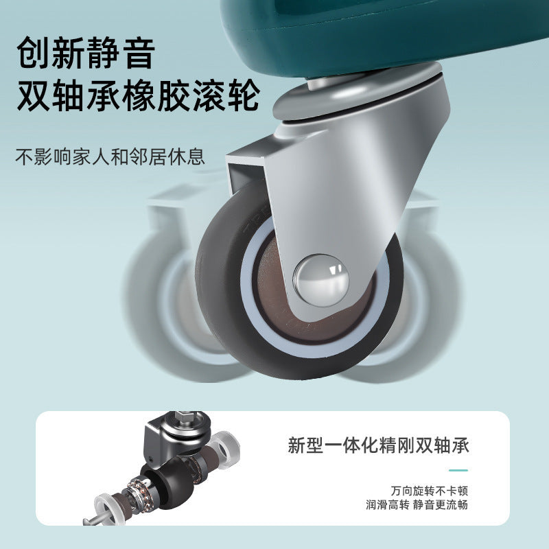 Four-wheel slide plate mute abdominal healthy plate universal pulley plate sliding plate fitness abdominal muscle plate multi-function abdominal healthy device - image 3