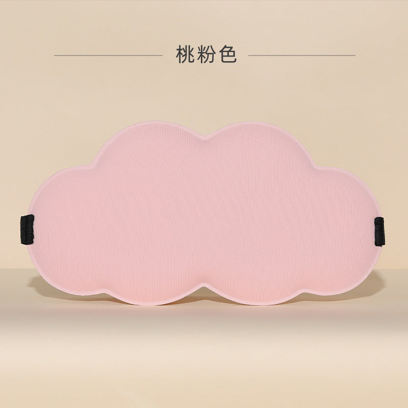 3D cloud eye mask lunch break sleep breathable shading eye mask men's and women's slow rebound memory cotton comfort to relieve fatigue - image 4