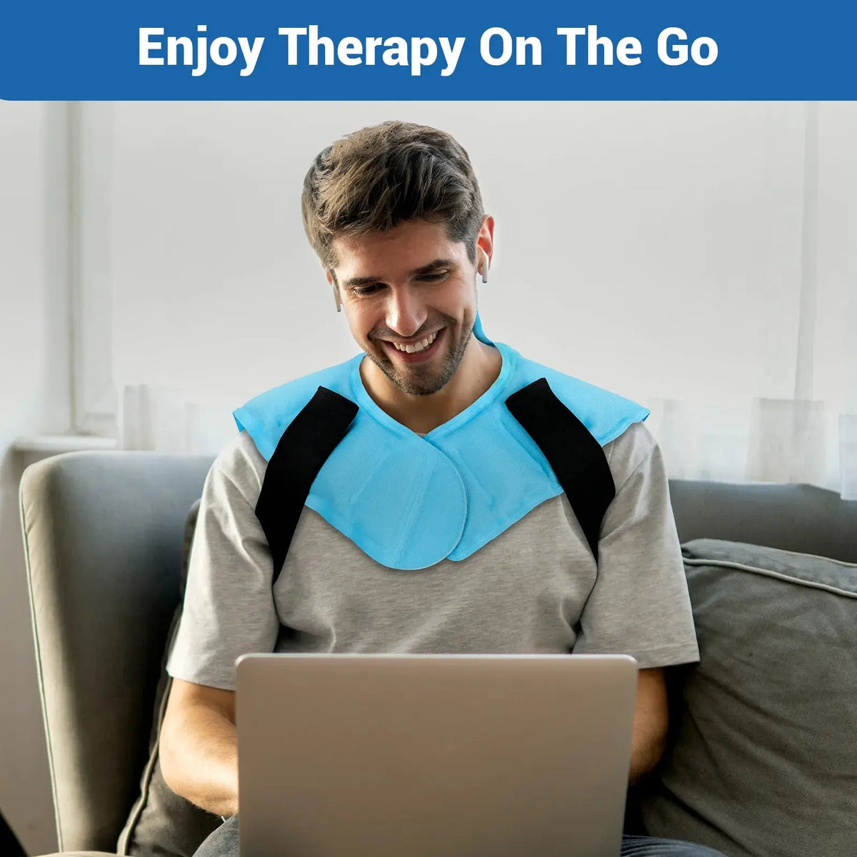 Hot and Cold Gel Pack Wrap For Neck & Shoulder