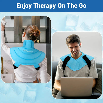 Hot and Cold Gel Pack Wrap For Neck & Shoulder