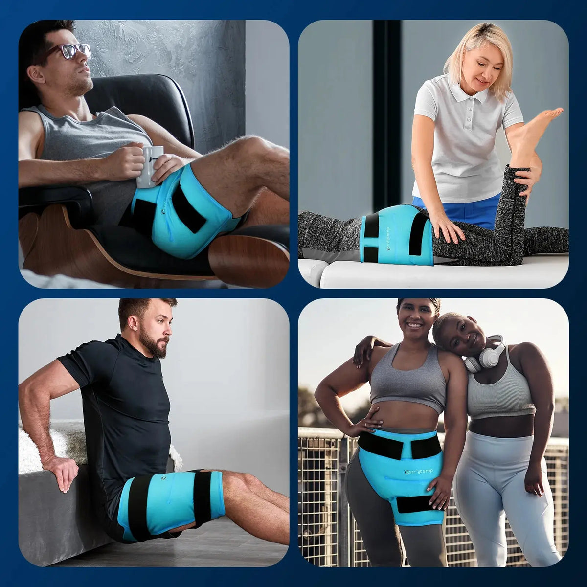 Hot and Cold Gel Pack Wrap For Hip