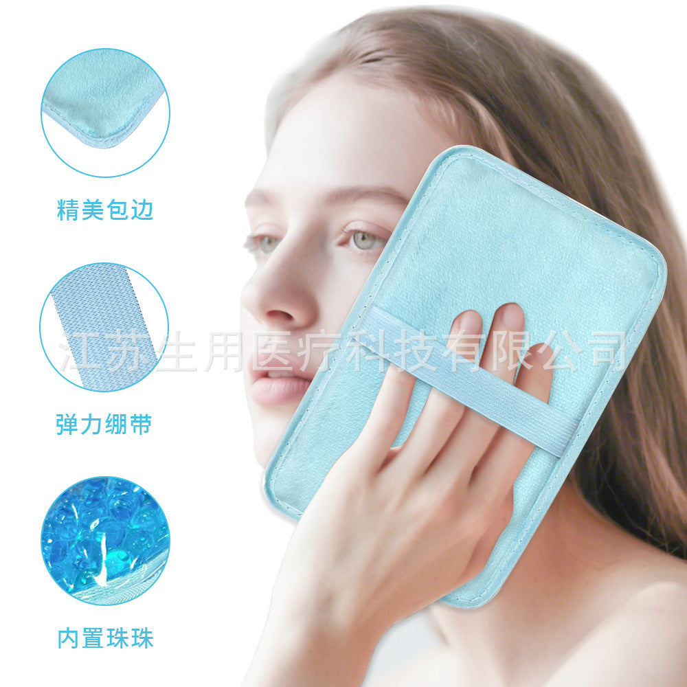 Amazon Gel Beads Small Square Bag Cold and Hot Compress Ice Sticker Sprain Physiotherapy Ice Bag Cooling Ice Bag Reusable - image 3