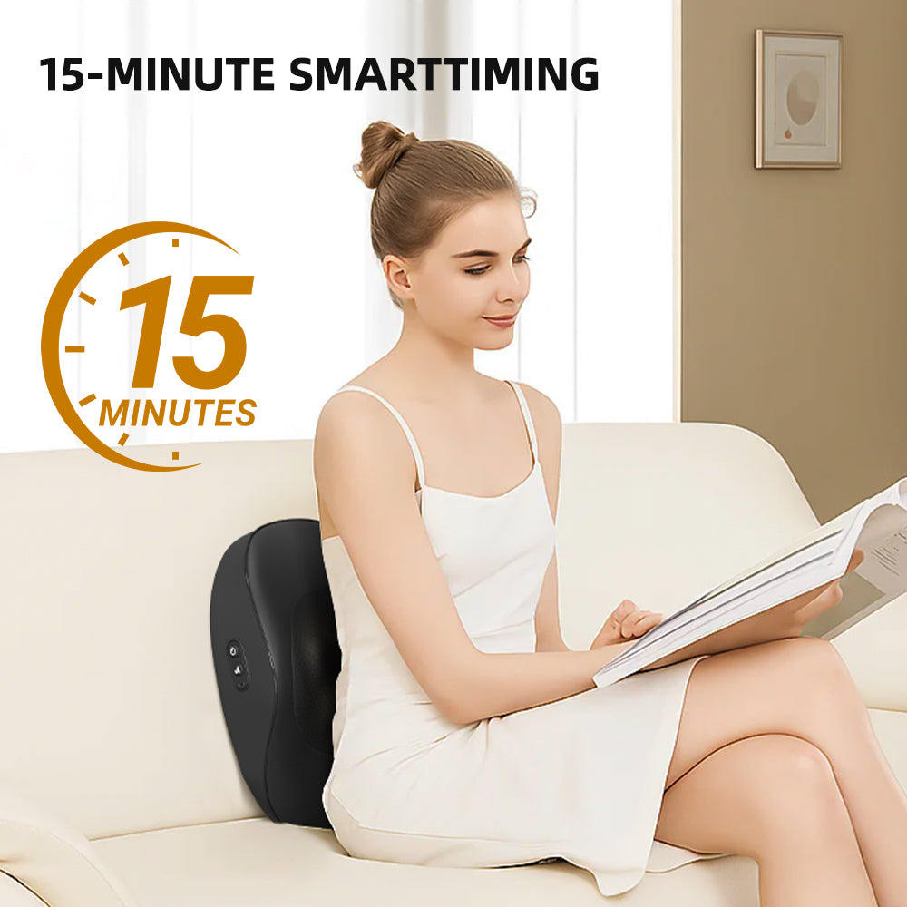 Smart Massage Cushion 3 Speed Multifunction Neck Back Shoulder Massager With…