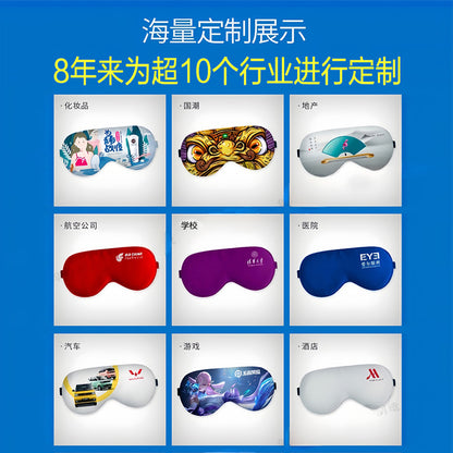 Silk Eye Mask for Sleep, Light-Blocking, Faux Silk, Non-Pressing on the Eyes, Double-Sided, Unisex, Light-Proof, Adjustable, Customizable - image 4