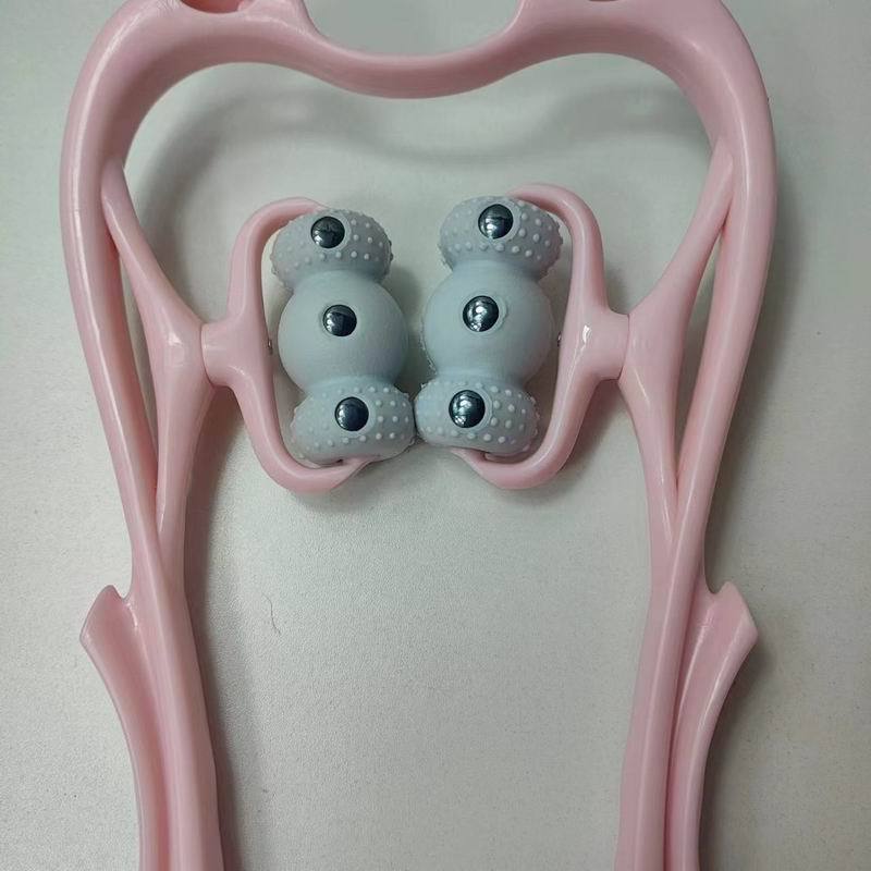 Upgraded 6-Roller Magnetic Neck Massager Handheld Neck Kneading Massager for Office Shoulder and Neck - image 4