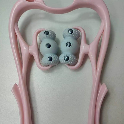 Upgraded 6-Roller Magnetic Neck Massager Handheld Neck Kneading Massager for Office Shoulder and Neck - image 4