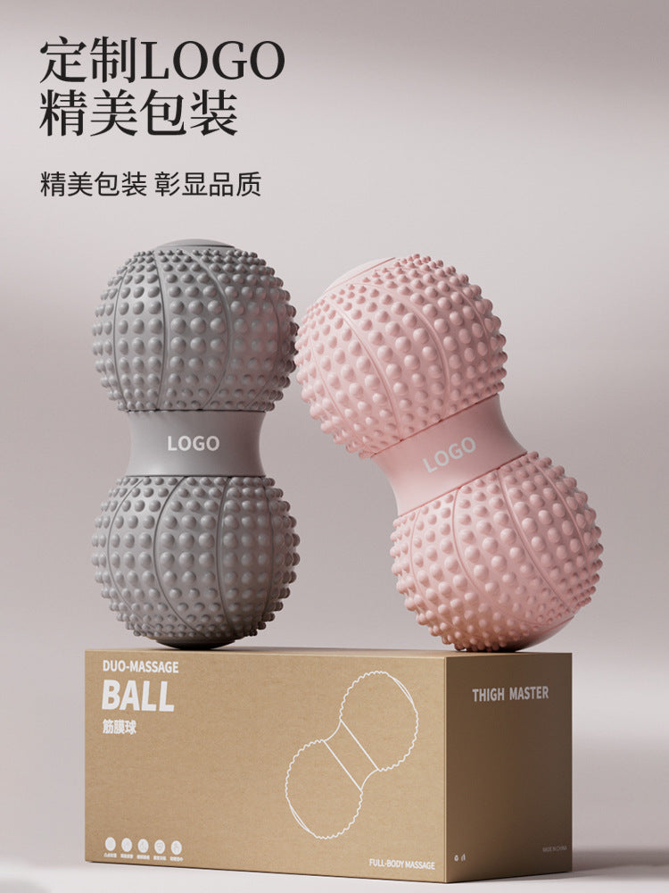 Fascia Peanut Ball Plantar Massage Spine Muscle Relaxation Double Ball Hip Back Leg Acupoint Stimulation Yoga Massage Ball - image 4