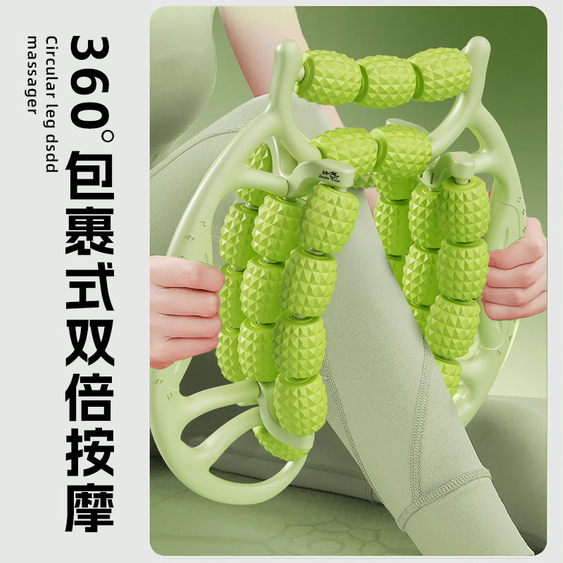 29 Wheel Roller Calf Muscle Relaxation Leg Massage Skinny Leg Ring Leg Clip Yoga Wheel Leg Massager - image 2