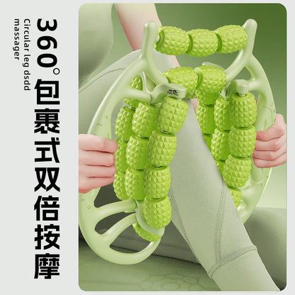 29 Wheel Roller Calf Muscle Relaxation Leg Massage Skinny Leg Ring Leg Clip Yoga Wheel Leg Massager - image 2