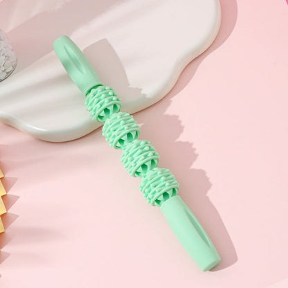 Yoga Massage Stick Mace Muscle Relaxer Fascia Ball Langya Roller Calf Massage Roller Leg Beauty Artifact - image 2