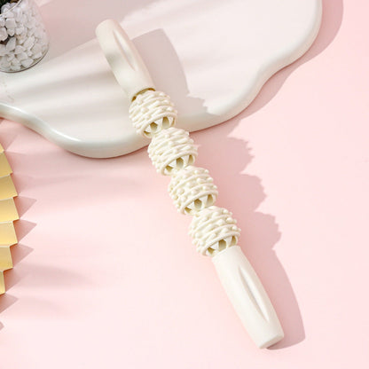 Yoga Massage Stick Mace Muscle Relaxer Fascia Ball Langya Roller Calf Massage Roller Leg Beauty Artifact - image 5