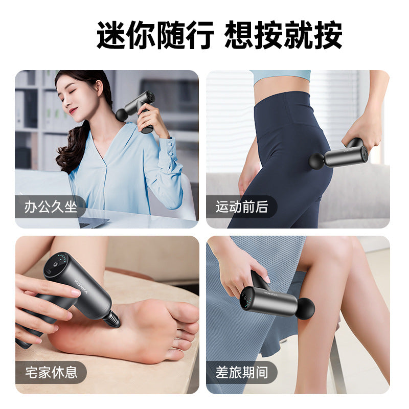 Kangjia Fascia Gun Mini Electric Muscle Relaxation Massager New Year's Day Spring Festival Business Gift Fascia Gun Accompanying Gift - image 3