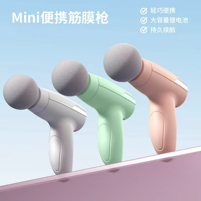 New fascia gun mini portable usb charging muscle relaxation fitness massager cross-border - image 1