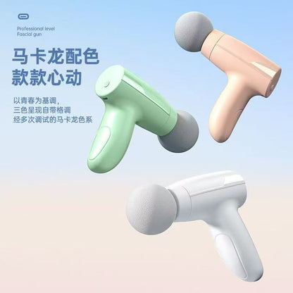 New fascia gun mini portable usb charging muscle relaxation fitness massager cross-border - image 2