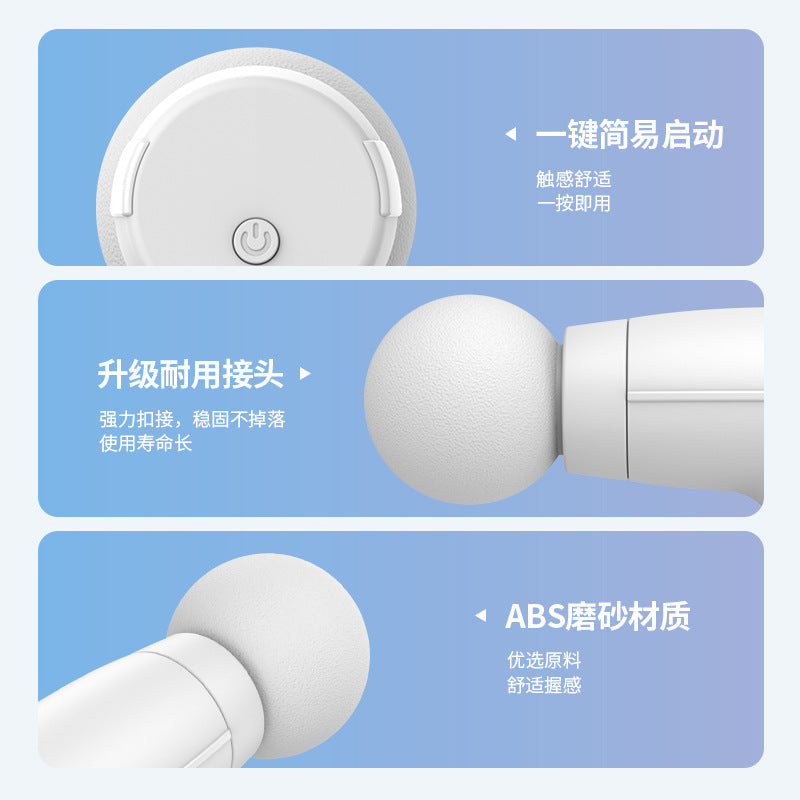 New fascia gun mini portable usb charging muscle relaxation fitness massager cross-border - image 4