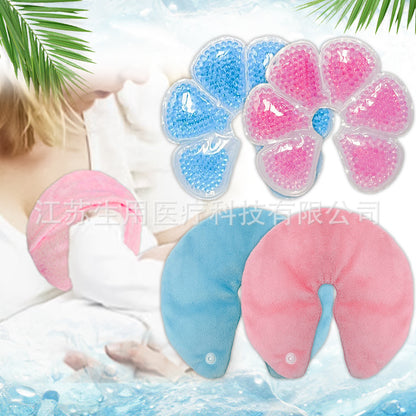 Cross-Border Breast Ice Packs, Breast Cold Compresses for Unclogging Clogged Ducts and Relieving Engorgement, Postpartum Breast Ice Patches, Breast Hot and Cold Compress Pads - image 2