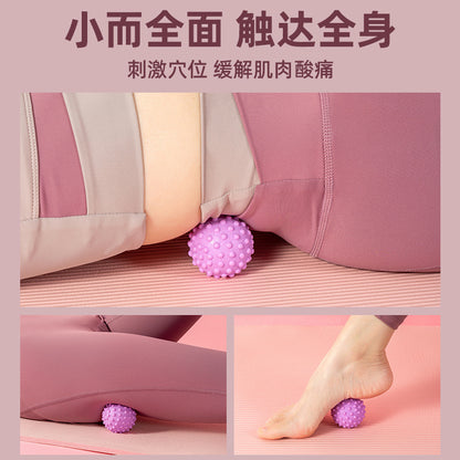 Fascia Ball Foot Massage Ball Waist Back Muscle Relaxation Yoga Fitness Peanut Arch Foot Ball Waist Solid - image 4