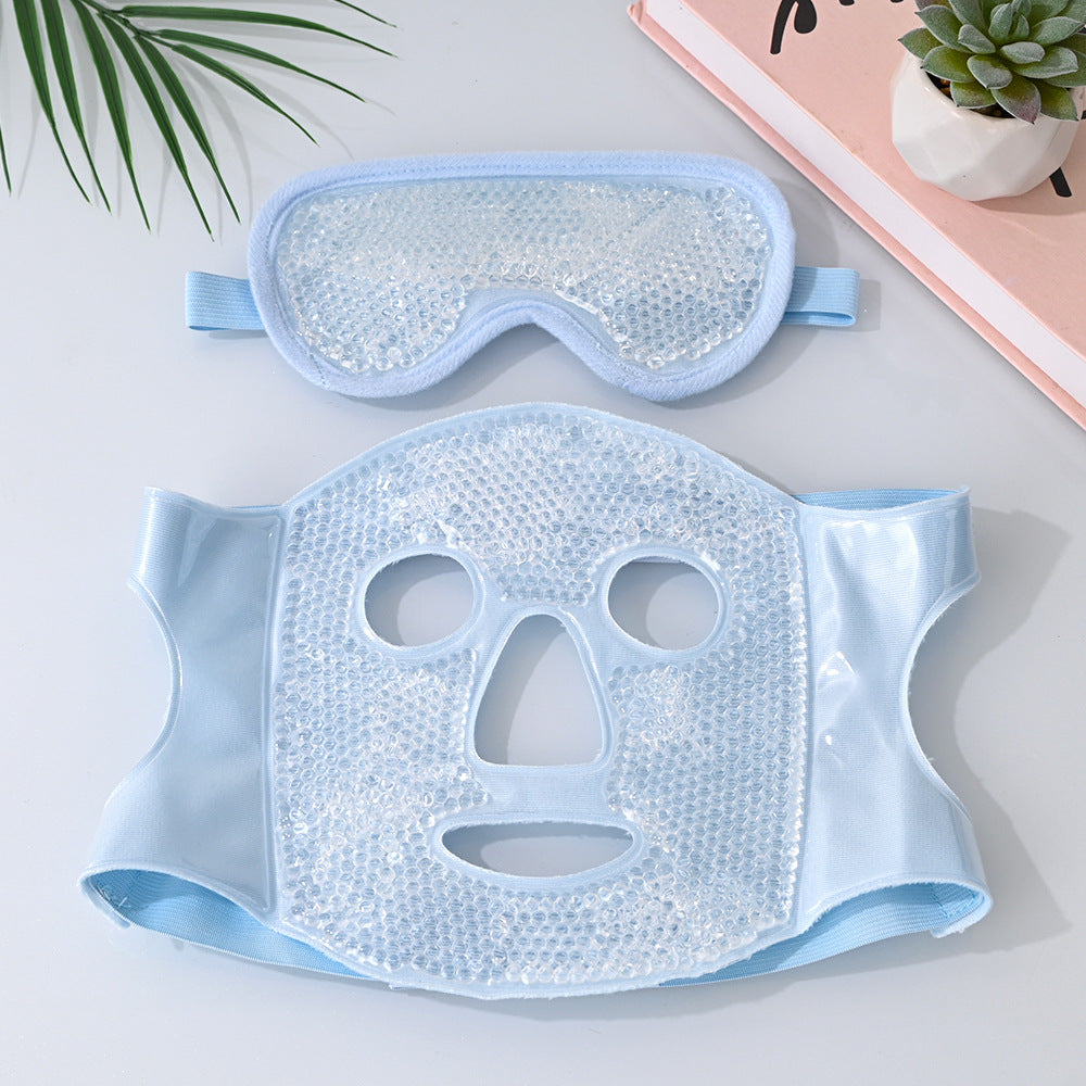 Ice Mask, Ice Eye Mask, Ice Pack, Facial Mask, Postoperative Recovery Artifact, Hot Compress, Full Face Cooling, Super Soft Face Mask - image 3