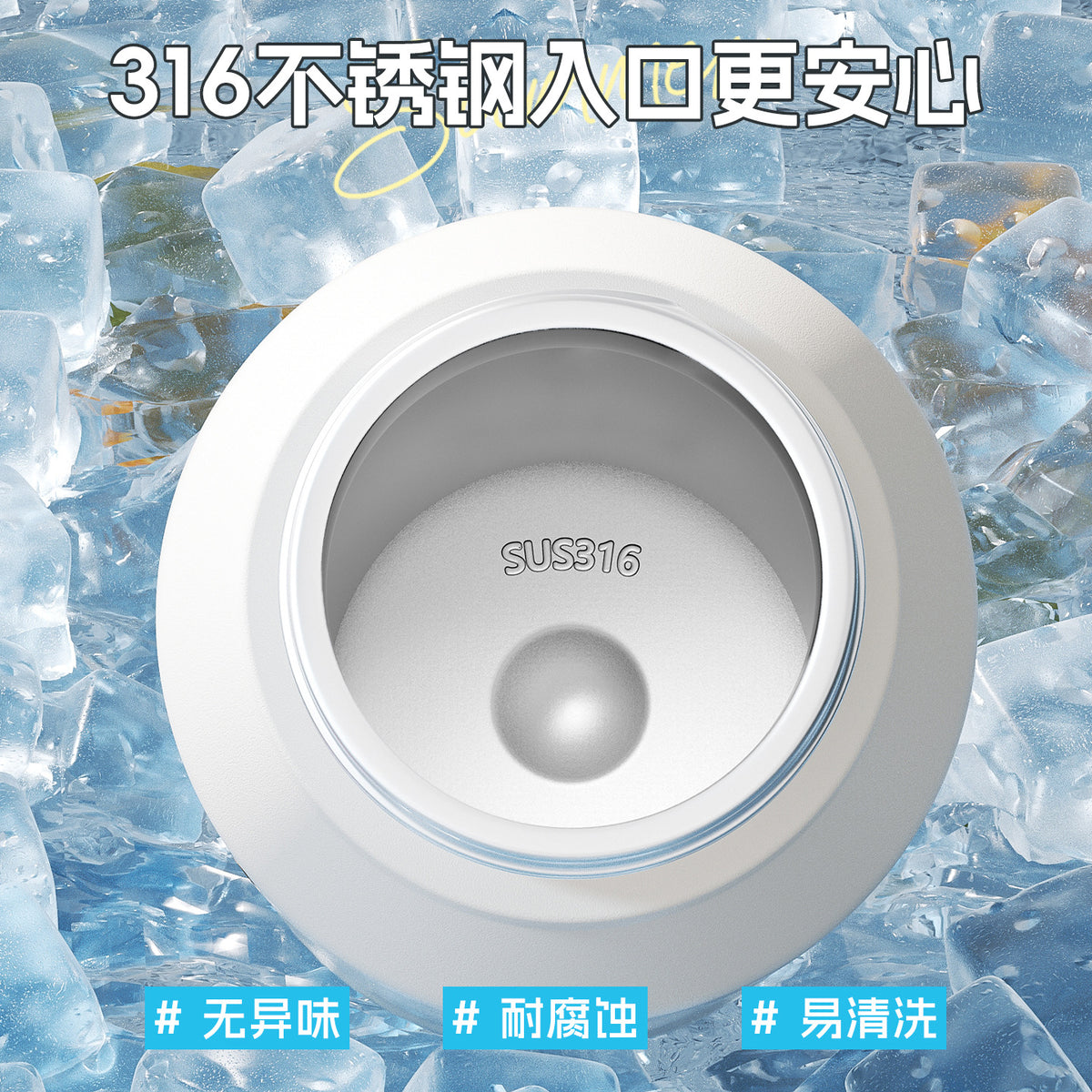 316 stainless steel heat preservation cold water cup large capacity outdoor sports kettle for male and female students to go to school - image 4