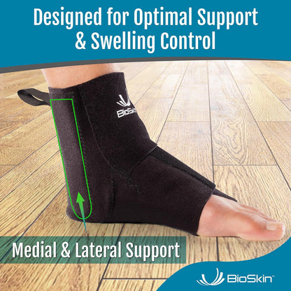 Ankle Sleeve with Compression Wrap