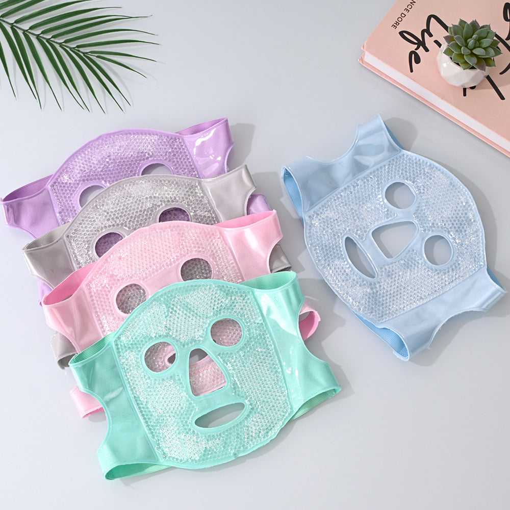 Ice Mask, Ice Eye Mask, Ice Pack, Facial Mask, Postoperative Recovery Artifact, Hot Compress, Full Face Cooling, Super Soft Face Mask - image 1