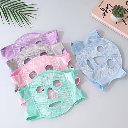 Ice Mask, Ice Eye Mask, Ice Pack, Facial Mask, Postoperative Recovery Artifact, Hot Compress, Full Face Cooling, Super Soft Face Mask - image 1