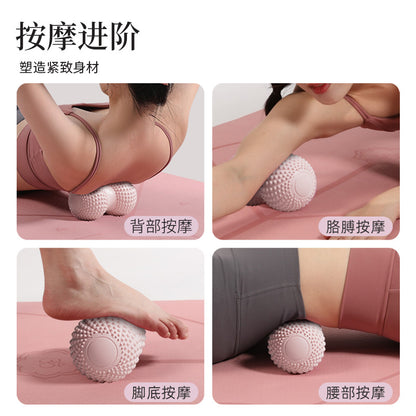 Fascia Peanut Ball Plantar Massage Spine Muscle Relaxation Double Ball Hip Back Leg Acupoint Stimulation Yoga Massage Ball - image 4